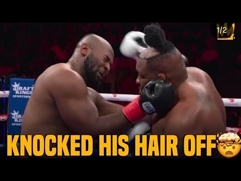 Punch blows off boxers hair!(jarrell miller)
