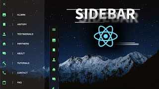 React Sidebar Menu Tutorial - Responsive Sidebar Menu with React js