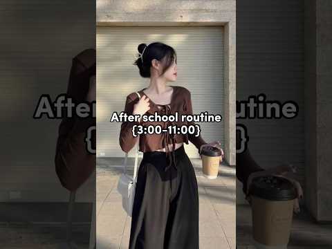 After school routine {3:00-11:00}❤️🥰#aesthetics