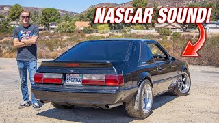 My Foxbody's New Custom Exhaust SOUNDS INSANE!