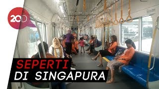 Mengintip Jeroan MRT Jakarta Saat Diuji Publik Perdana