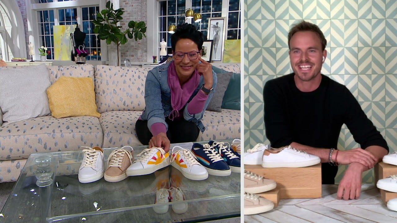 Soludos Leather Lace-Up Sneakers on QVC