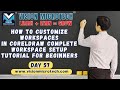 How to Customize Workspaces in CorelDRAW | Complete Workspace Setup Tutorial for Beginners