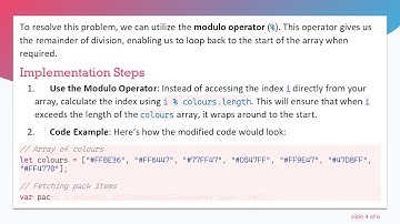 How to Loop Back to the Start of an Array in JavaScript When Index Exceeds Array Length