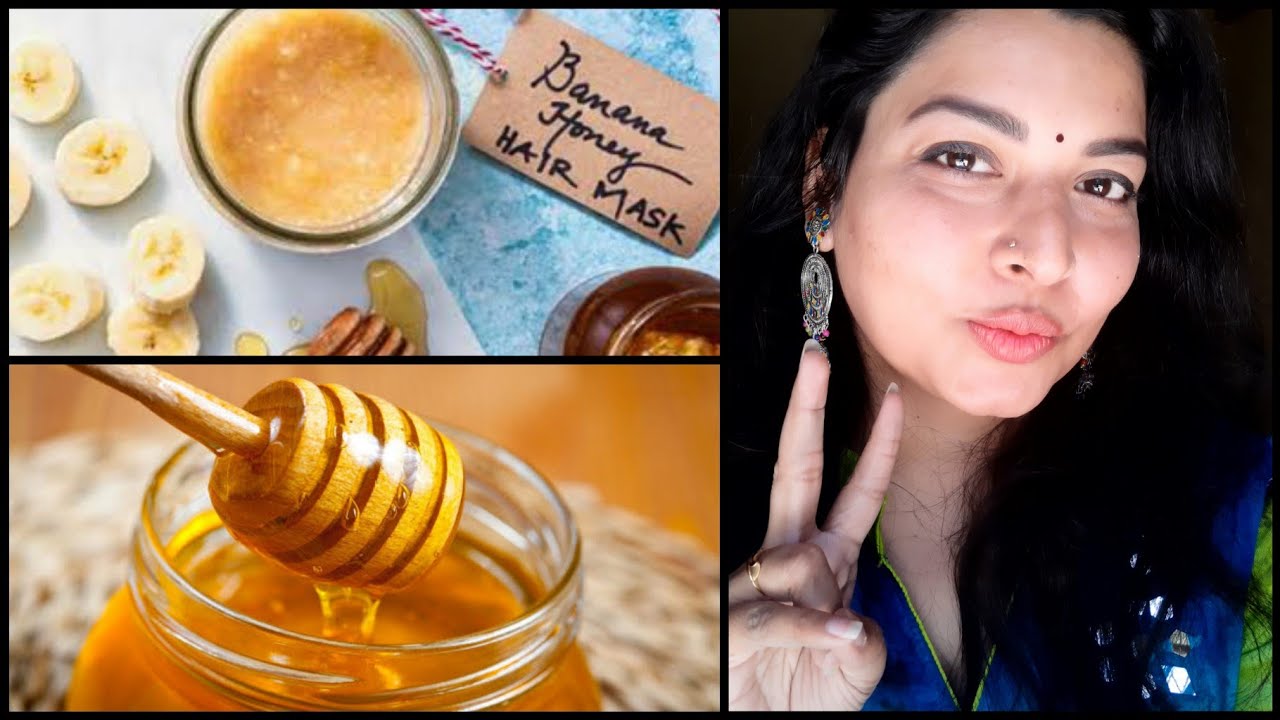 Hair mask for smooth hair Banana Honey Hair Mask DIY Hair Mask