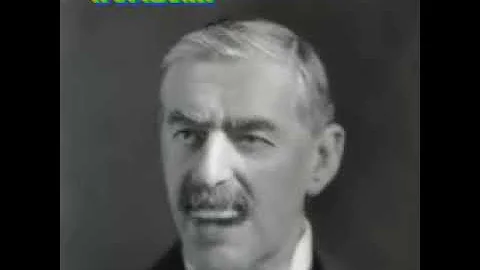 Neville Chamberlain after Hitler broke the Munich agreement