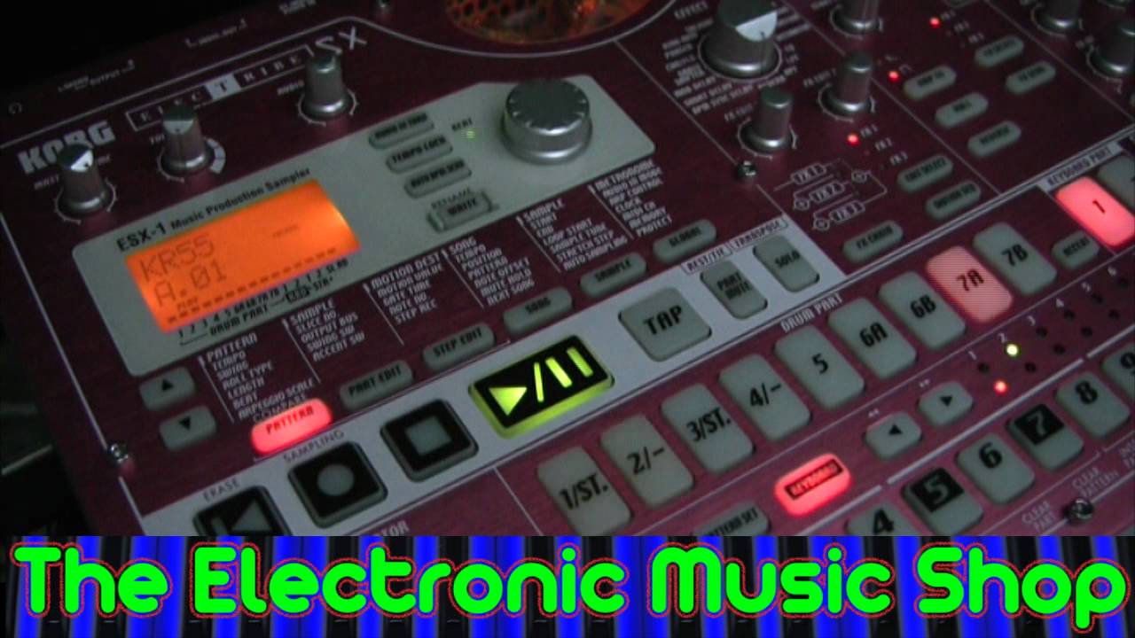 Electribe SX 50 Classic Drum Machines YouTube