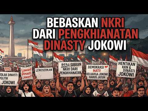 LIBERATE THE UNITARY STATE OF THE REPUBLIC OF INDONESIA FROM THE BETRAYAL OF THE JOKOWI DYNASTY