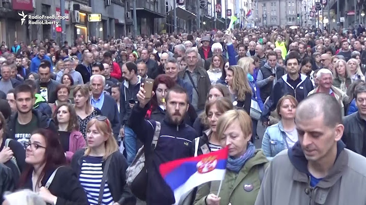 Serbian Protesters March For 21st Time