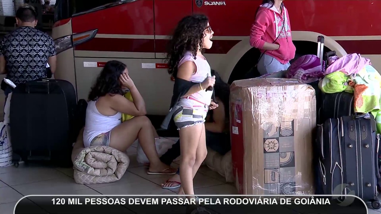 JMD (15/06/17) - Movimento Rodoviária de Goiânia no feriado Corpus Christi