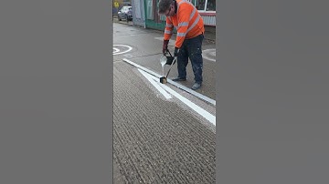 Road Marking Arrows with Thermo Paint | Satisfying Application