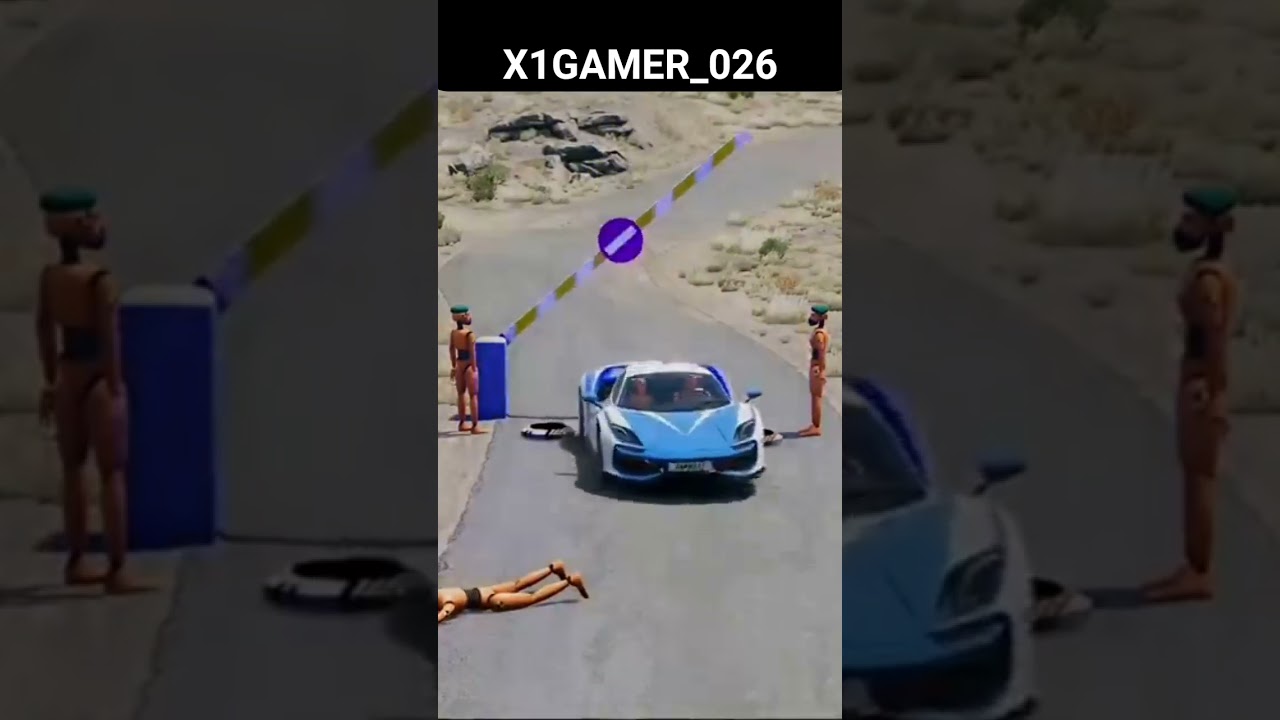 Police roadblock goes wrong 