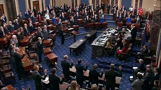 Chief justice, senators sworn in for Trump impeachment