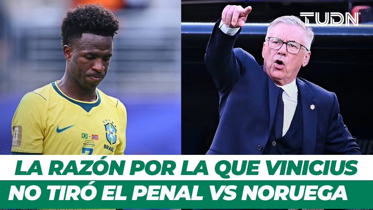 ¡Ancelotti responde! VinIcius Júnior no era opción para cobrar penales | TUDN