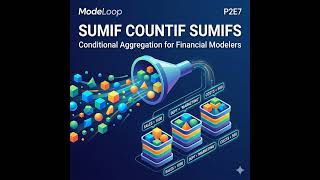 SUMIF, SUMIFS & COUNTIF in Excel for Financial Models (P2E7)