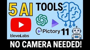 5 AI Tools That Run a YouTube Channel FOR You (No Camera Needed!)