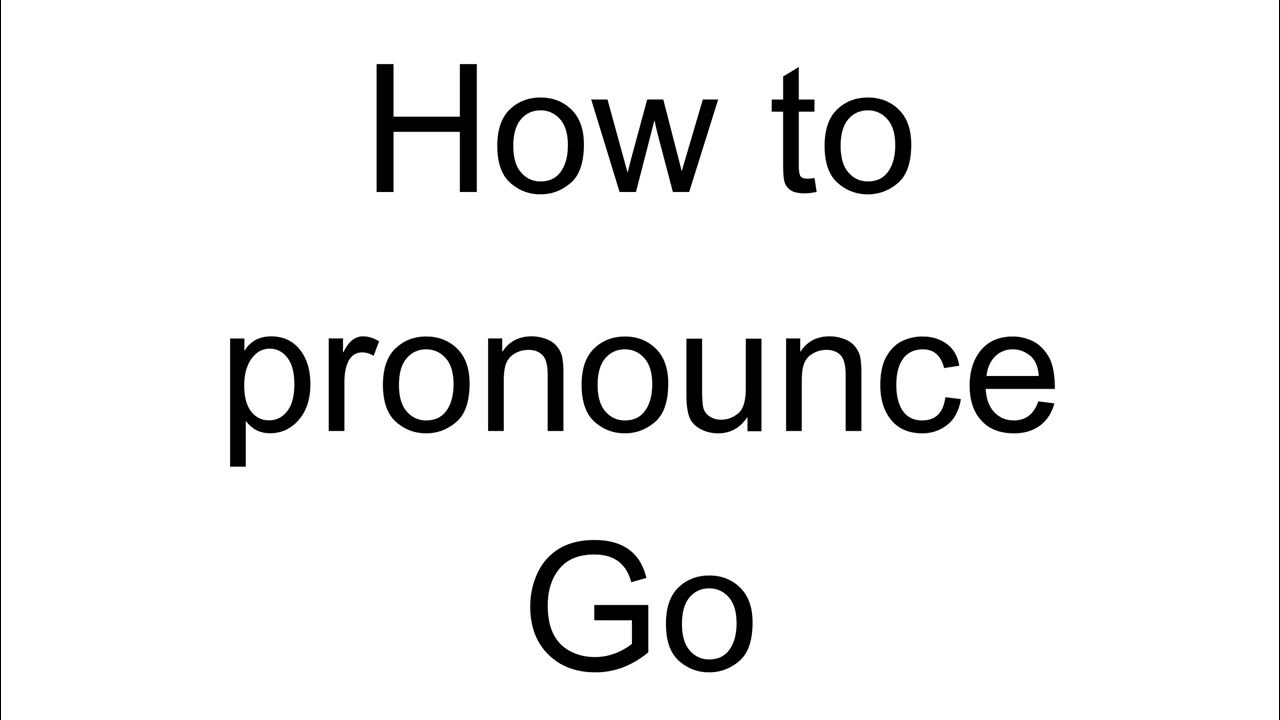 How To Pronounce Go Japanese YouTube how-to-pronounce-go-japanese-youtube