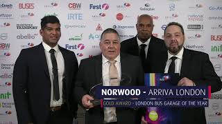 Gold Winner 2019 - Top London Bus Garage, Norwood, Arriva