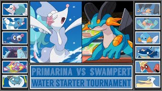 Swampert Vs Primarina Water Starter Pokémon Tournament Battle