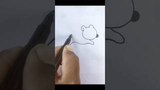How to Draw cute squirrel 🐿 || squirrel drawing || cute squirrels draw | #drawing#art#ytshorts#duet