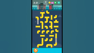 Smart puzzles pipes extra level 31 #how to solve pipes level 3-31