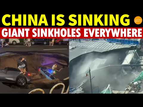 Breaking!China Is Sinking: Giant Sinkholes Swallow Cars, Cities Face A Hidden Ground Collapse Crisis