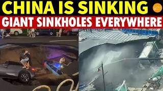 Breaking!China Is Sinking: Giant Sinkholes Swallow Cars, Cities Face A Hidden Ground Collapse Crisis