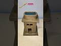 Mini Clay House With Rooftop Water Tank #shorts