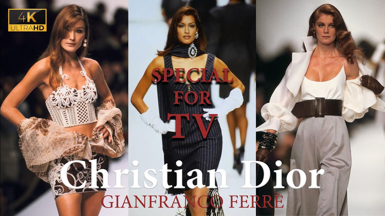 CHRISTIAN DIOR by Gianfranco Ferrè ( 1991-1995 ) 4K - Canale Moda