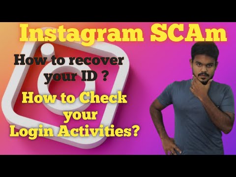 Instagram Scam|How To Recover Your ID| How To Check Login Activities|#InstaGramsScamTamil|Tamil37