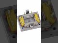 Four slider with cylinder structure for crate mould #RVMOULD