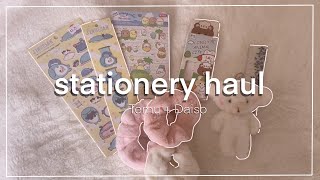 stationery haul and unboxing?? || temu + daiso