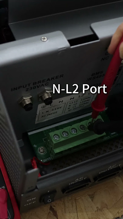 PowMr POW RELAB SPLIT Series Low-Frequency Inverter Phase Split Output Voltage Test