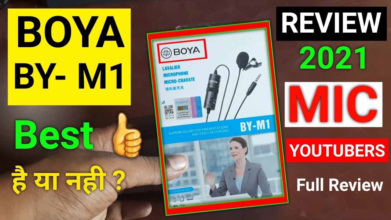 Boya M1 MIC Review & Unboxing - Best Budget Mic For Youtube Videos in 2021🔥 Best Lapel Microphone✅