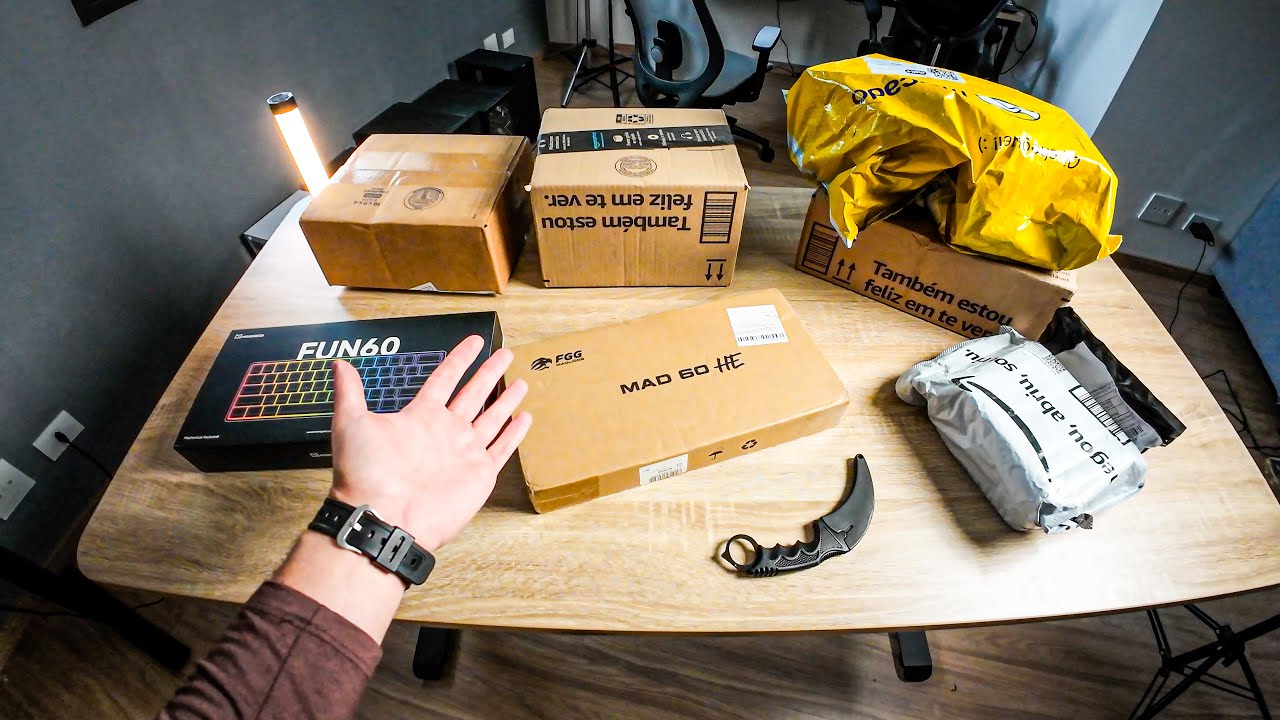 Mega Unboxing GAMER de produtos da BLACK FRIDAY!!!