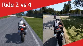 Ride 2 vs Ride 4 - 4 Years of development