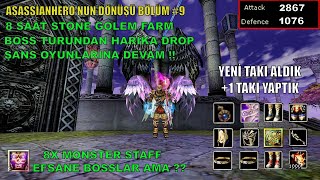 AsassianHERO'NUN DÖNÜŞÜ #9 - 8 SAAT CZ SG FARM - KNİGHT ONLİNE - DRAKİ / FARM /JR /CZ FARM