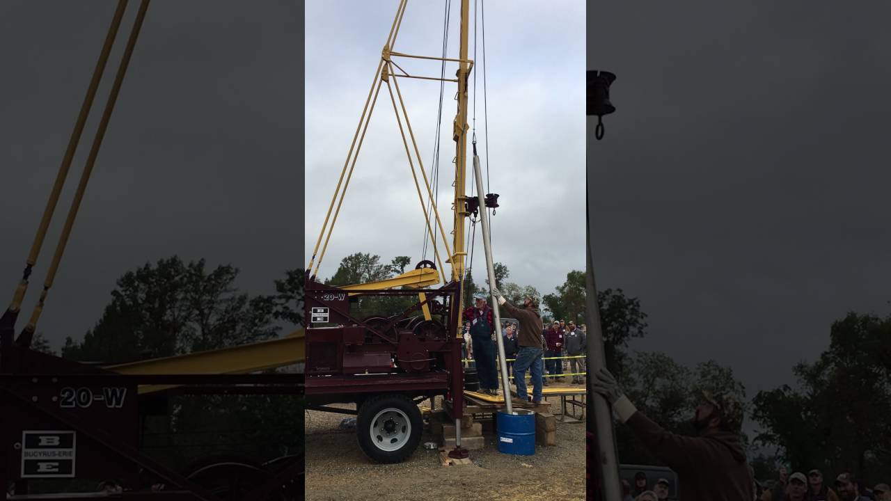 Cable Tool Drilling Demonstration 2 YouTube