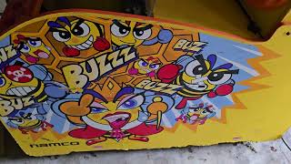 Namco Bee Panic Attraction & Inside arcade machine tour