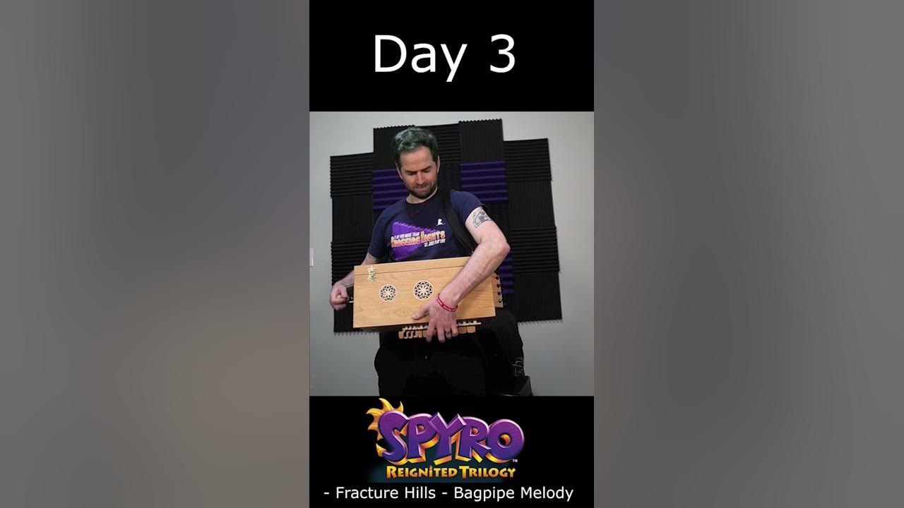 Day 3 of learning Hurdy Gurdy #hurdygurdy #spyro #music #cover