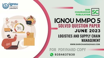 IGNOU MMPO 5 previous year Solved Question paper (JUNE 2023) | MMPO 005 | MBA | IGNOU Question paper