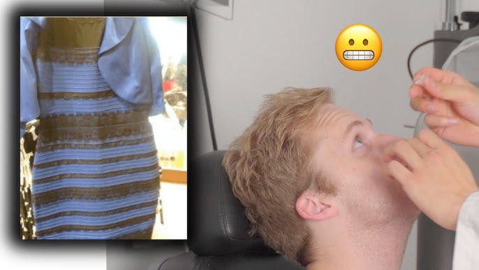 The Dress: People who saw it as white and gold had more active