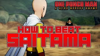 HOW TO BEAT SAITAMA (100% WORKS) | OPM: A HERO NOBODY KNOWS! screenshot 2