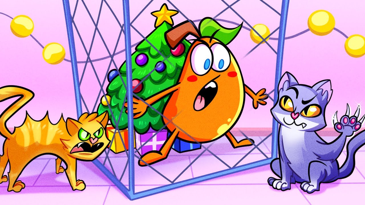 Кошки против рождественской ёлки! 🎄🐱 Кто победит?! | Видеоблоги Pear