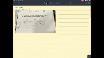 Static Equilibrium - Torque & Equilbrium