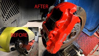 Installing AUDI RS brakes on the MK3 Skoda Superb