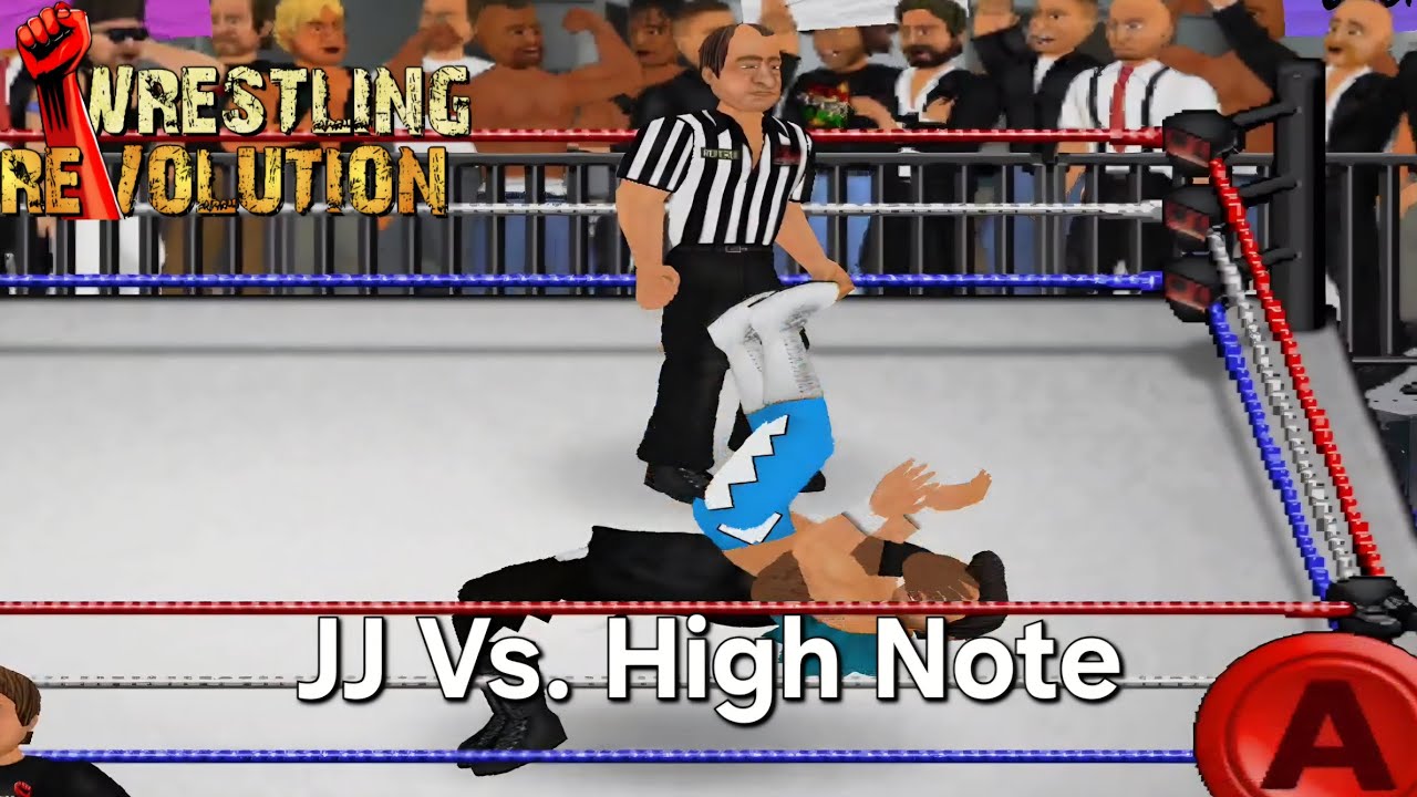 Wrestling Revolution - All American Wrestling - 1 on 1 - JJ Vs. High Note