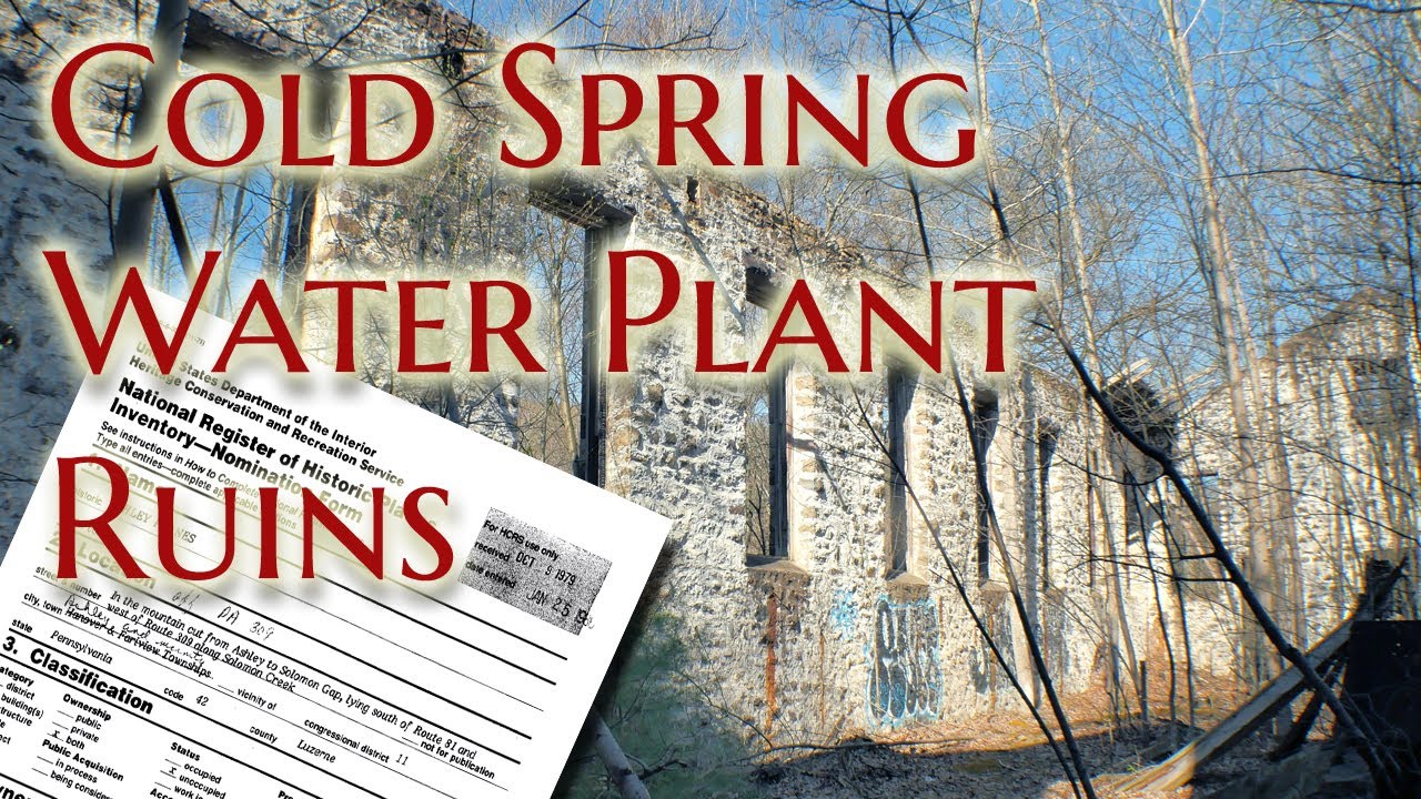 Exploring the Ashley Planes Cold Spring Water Plant Ruins YouTube