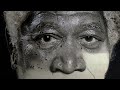 MORGAN FREEMAN HYPER REALISTIC DRAWING | 40 HOURS TIMELAPSE