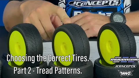 Choosing the Correct Tires.  Part 2 - Tread Patterns.